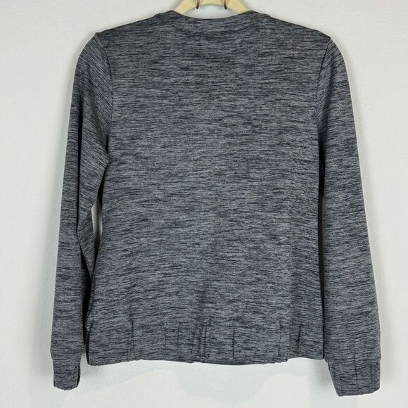 H by Halston Grey Full Zip Athletic Jacket 2 - Picture 4 of 8